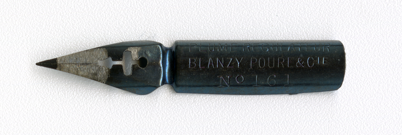 BLANZY POURE&Cie PLUME REGULATEUR №161 BLEUE