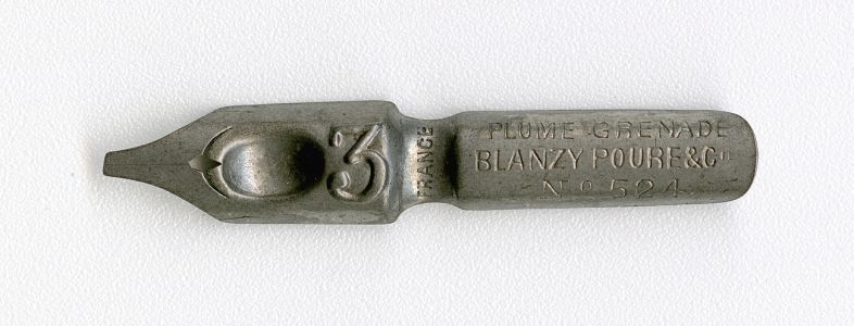BLANZY POURE & Cie PLUME GRENADE FRANCE 3 №0524