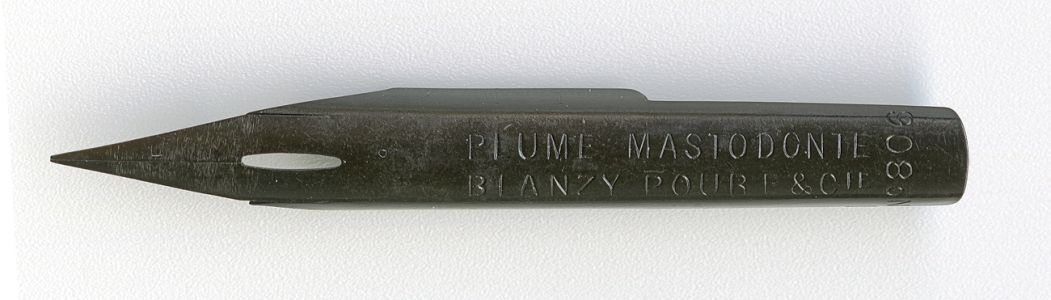 BLANZY POURE&Cie PLUME MASTODONT №806 NOIRE