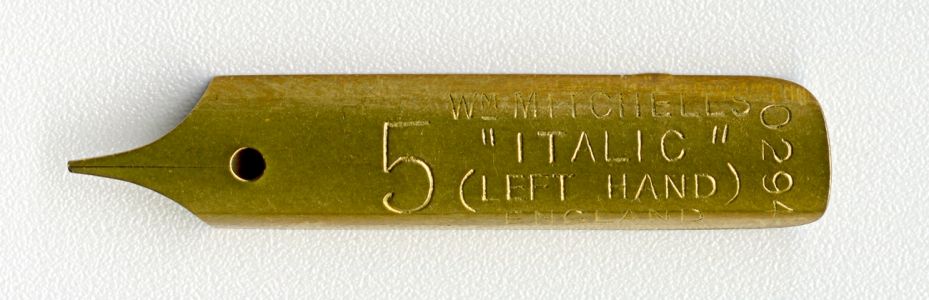 W.M.MITCHELL`S ITALIC 5 Left Hand ENGLAND №0294